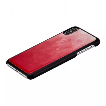 viedtālruņa maciņš iKins iPhone XS Max — pink lake with Melns accents