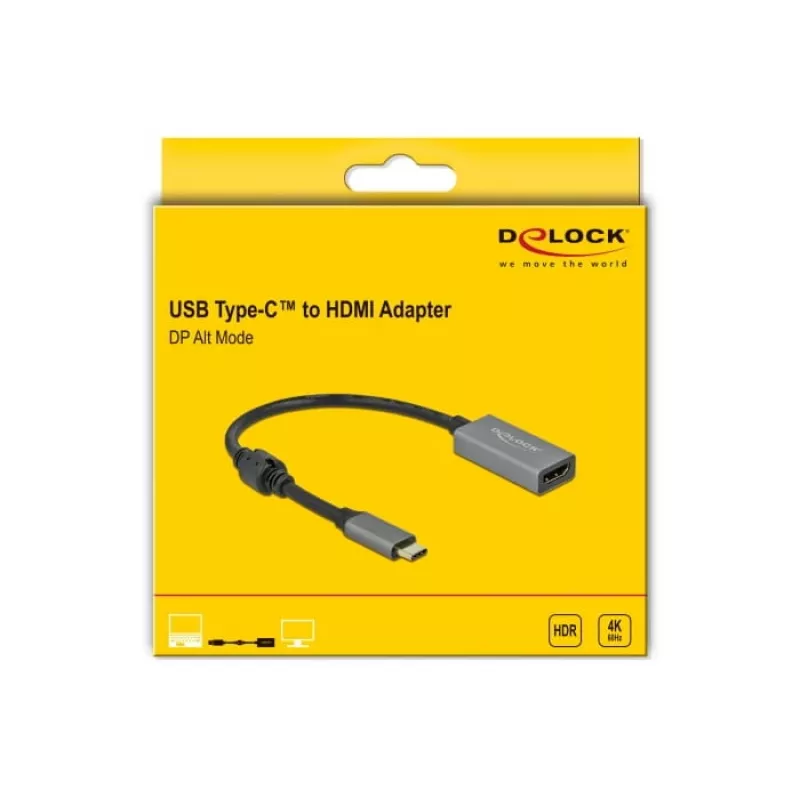 Aktīvs USB Type-C uz HDMI adapteris DeLOCK 66571