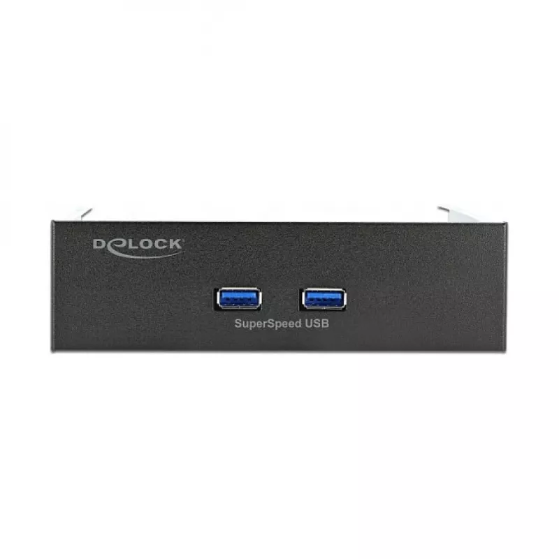 Priekšējais panelis DeLOCK 5,25 collas 2 x USB 5 Gbps Type-A pieslēgvietas