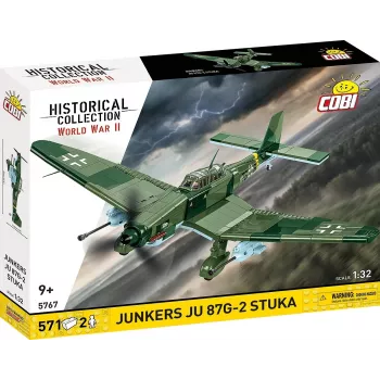 Konstrukciju komplekts Cobi Blocks Junkers JU 87G-2 Stuka 571 gab. modeļa komplekts
