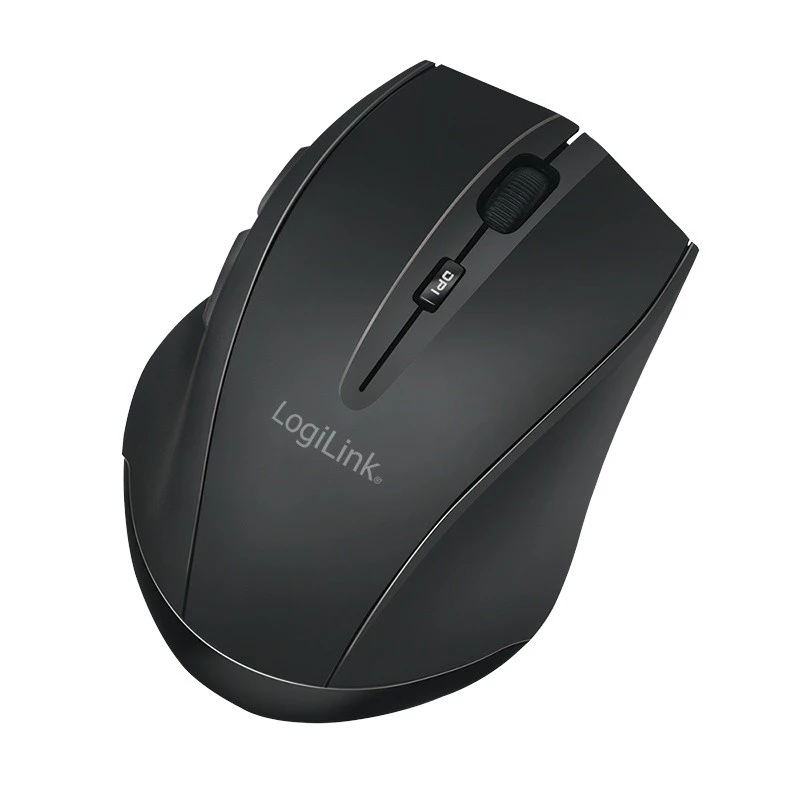 Logilink bezvadu pele BT5.0, ergonomiska, melna
