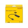Adapteris HDMI-A vīr. uz DisplayPort siev. 4K 60 Hz DeLOCK 63206