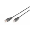 Digitus ASSMANN - USB kabelis - USB Type A, 4-pin (M) - USB Type B, 4-pin (M) - 50 cm (USB/USB 2.0) - Melns (AK-300105-005-S)