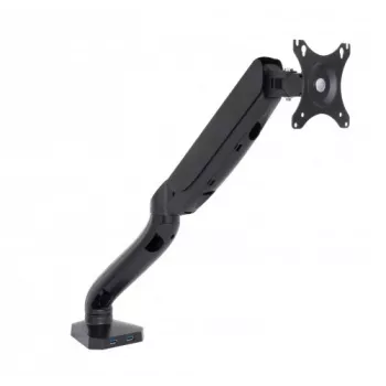 ART L-17GD galda TV statīvs plakanajiem ekrāniem 81.3 cm (32) Melns Galds