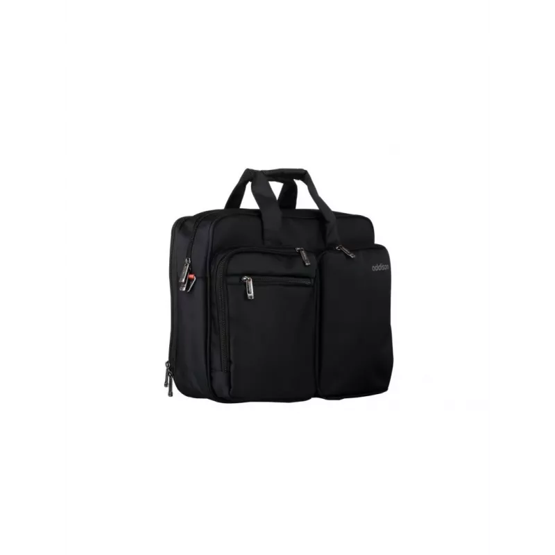 Addison Preston 15 klēpjdatora maciņš 39.6 cm (15.6) Toploader soma Melna