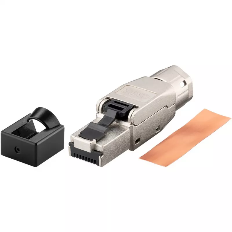 Goobay CAT 8.1 STP ekranēts, lauka montāžas RJ45 spraudnis (61130)