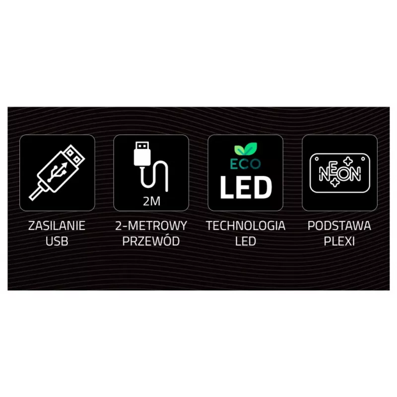 LED neona gaisma MANTA SNL91MT Style RAKETA – dekoratīvs LED neona panelis, modelis SNL91MT