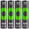 Baterijas R03/AAA NI-MH 800mAh blisteris 4 gab. PRO