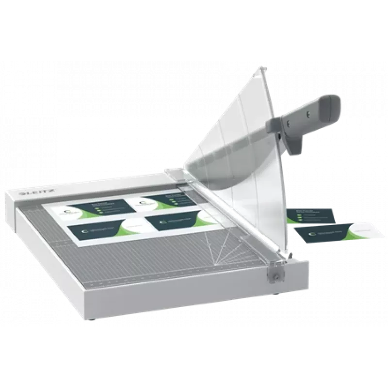 Leitz Precision Home Office papīra grieznis A4, 10 loksnēm, manuāla spīle, nerūsējošais tērauds, A4, 80 g/m², antracīta krāsa