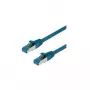 VALUE - Patch-kabelis - RJ-45 (M) to RJ-45 (M) - 1.5 m - SFTP, PiMF - CAT 6a - Halogen-Free, Moulded, Snagless, Stranded - Zils (21.99.1994)