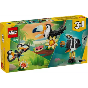 Konstruktors LEGO Creator 3-in-1 Wild Animals Tropical Toucan komplekts 31173