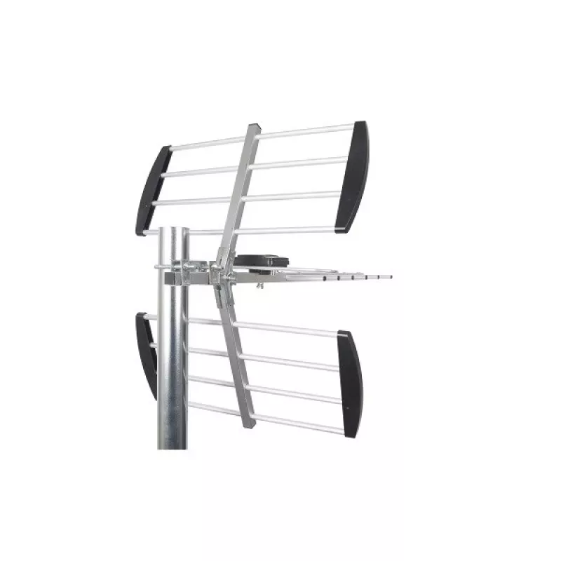 Virziena antena LIBOX LB1600 16 elementu pasīvā DVB-T, UHF 470–790 MHz, VHF 174–230 MHz, 18 dB pastiprinājums, LTE filtrs