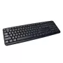 Vadu pilnizmēra tastatūra VAKOSS TK-103PK — USB, 104 taustiņi, ciparu tastatūra, melna, 1,4 m kabelis