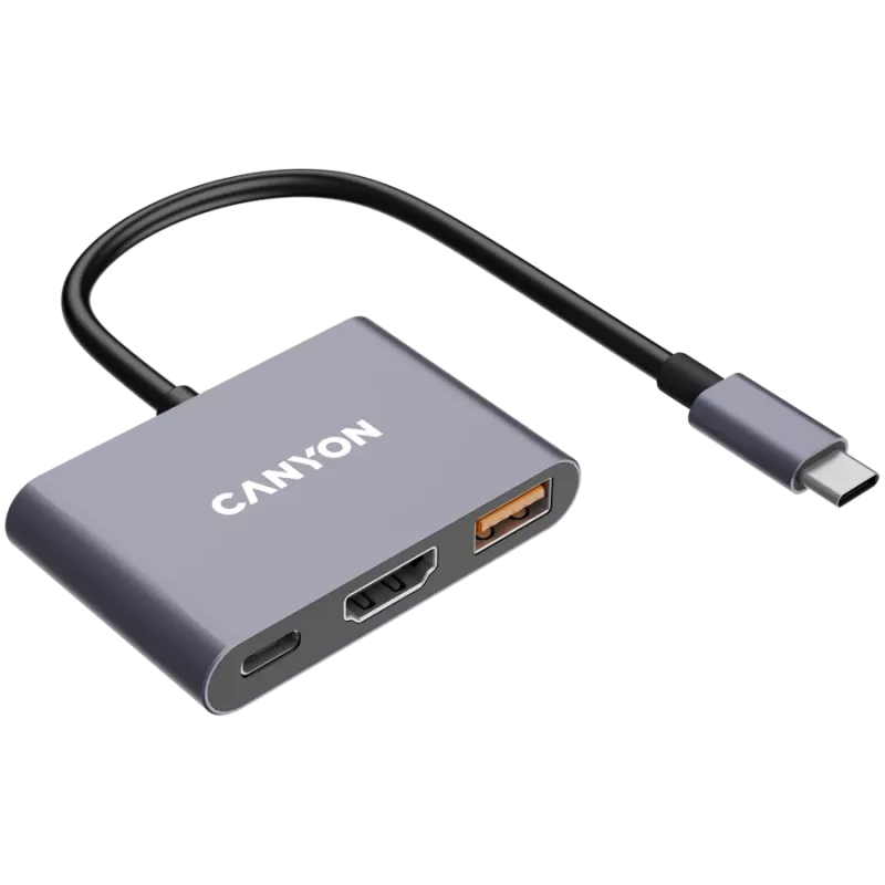 Canyon DS-4 USB Type-C centrmezgls 10000 Mbit/s HDMI USB 3.2 Gen 2