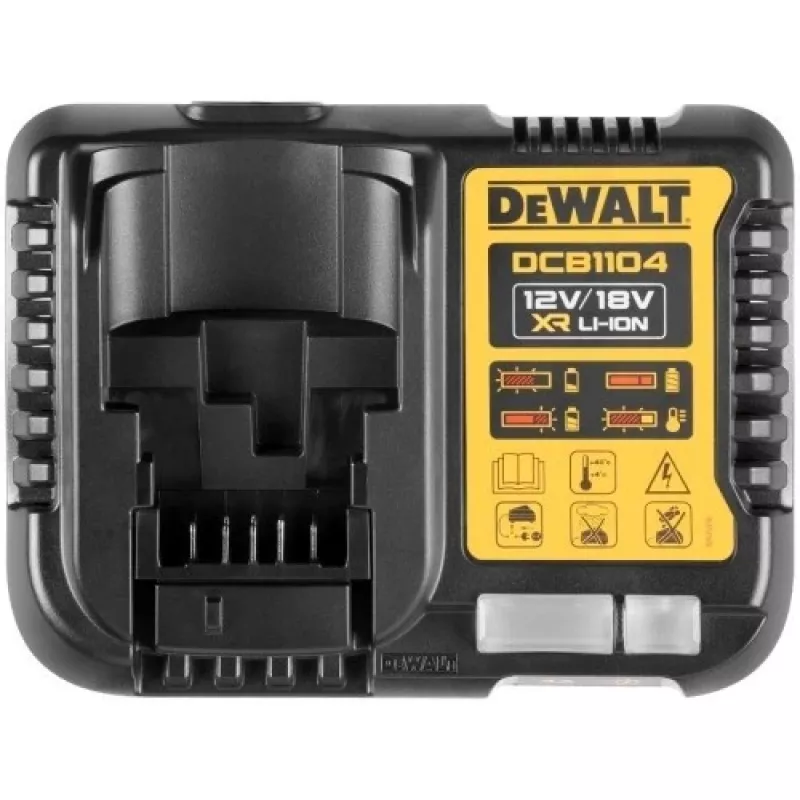 Akumulatora un lādētāja komplekts DeWALT DCB1104P2 18 V 5.0 Ah (2 akumulatori, lādētājs)