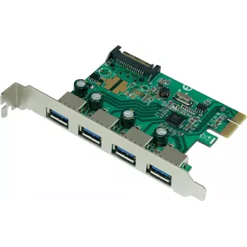 PCIe USB 3.0 kontrollera karte Renkforce 1211115 — 4 porti