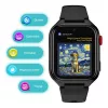 Smartwatch Stelio ST-SWJ102-BK Junior Pro AI 4G melns – bērnu viedpulkstenis ar 4G savienojamību