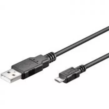 USB kabelis Goobay 95736 0,15m USB A Micro-USB B melns