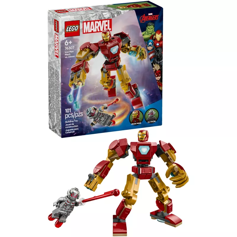 LEGO MARVEL 76307 Dzelzs vīra mehs pret Ultronu