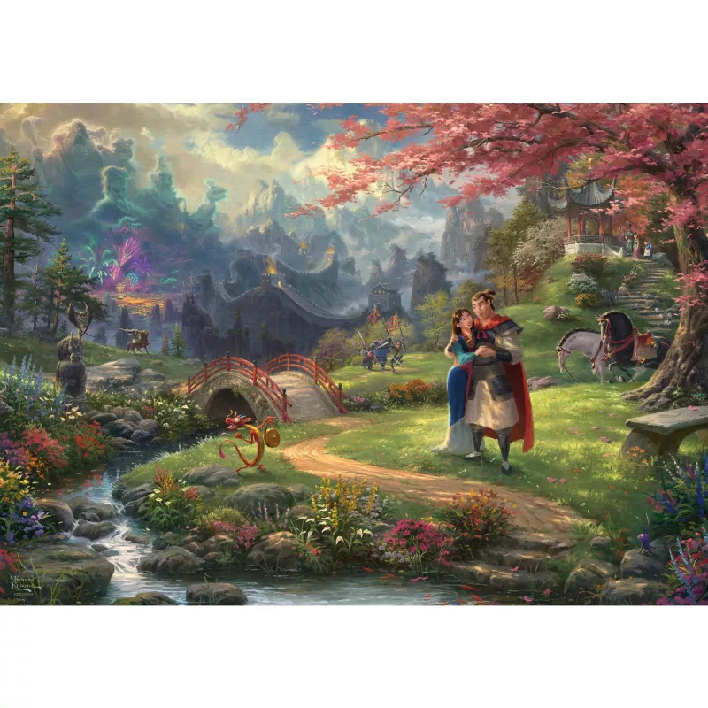 Thomas Kinkade Studios: Disney - Mulan, Puzle 1000 gabali