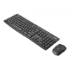 Logitech MK295 Silent - tastatūras un peles komplekts - bezvadu - 2,4 GHz - grafīta krāsā - ungāru izkārtojums