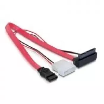 SATA kabelis Micro DeLOCK 82551 0.3m sarkans