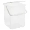 Plastmasas mazgāšanas līdzekļu trauks Rotho Basic 9 L modelis 1770101100RP, balts, vāks, pakarināšanas caurums