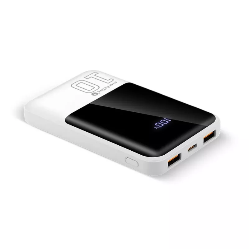 Ārējais akumulators everActive EB-10Q 10 000 mAh, 2× USB izejas, 22,5W QC4.0