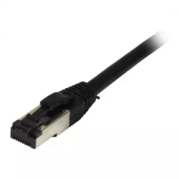 Synergy 21 komutācijas kabelis RJ45, CAT8.1 2000 MHz, 0,25 m, melns, S-STP(S/FTP), TPE(Ultra SuperFlex), AWG26, Synergy 21 - Digitāls/Dati - Tīkls