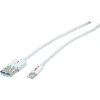 ROLINE - Lightning kabelis - Lightning (V) uz USB (V) - 15 cm - Ekranēts - Balts - Formēts - Apple iPad/iPhone/iPod (Lightning) ierīcēm (11.02.8326)