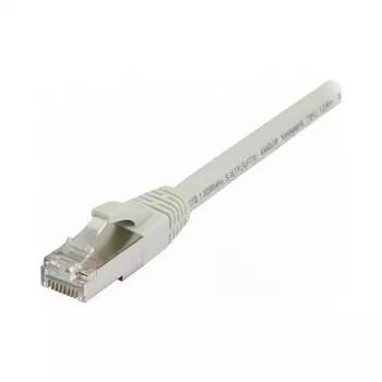 Synergy21 komutācijas kabelis RJ45, CAT8.1 2000 MHz, 0,25 m, pelēks, S-STP(S/FTP), TPE/LSZH(SuperFlex), AWG26
