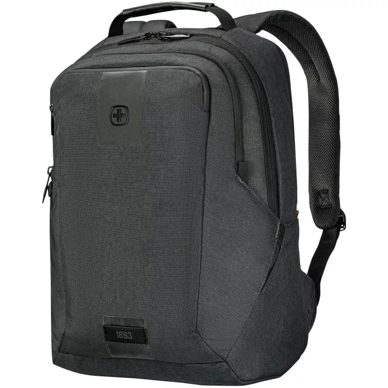 WENGER MX ECO Professional 40,64cm 16Zoll portatīvā datora mugursoma ar 25,4cm 10Zoll planšetdatora kabatu, ogļu pelēkā krāsā