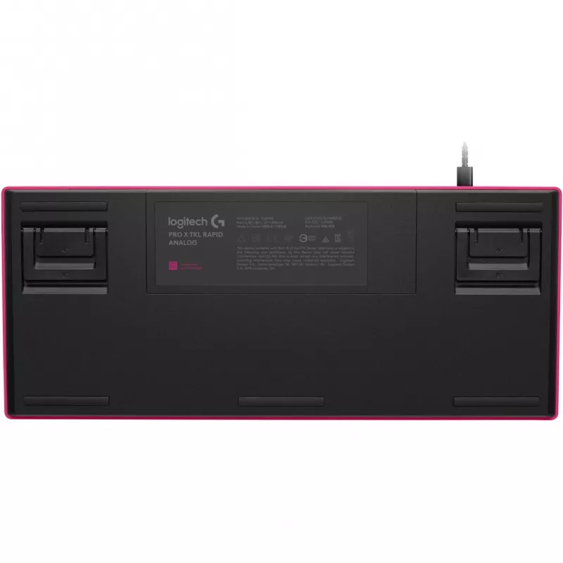 Logitech G PRO X TKL RAPID tastatūra spēlēm USB QWERTY rozā