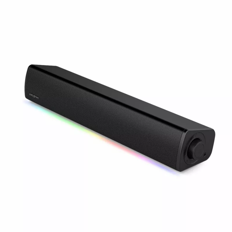Sound Blaster GS3 kompakta spēļu skaņas josla ar RGB un SuperWide tehnoloģiju, USB barošana, Bluetooth 5.4, austiņu izeja PC un Mac