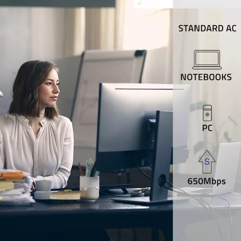 Ātrgaitas bezvadu mini USB Wi-Fi adapteris