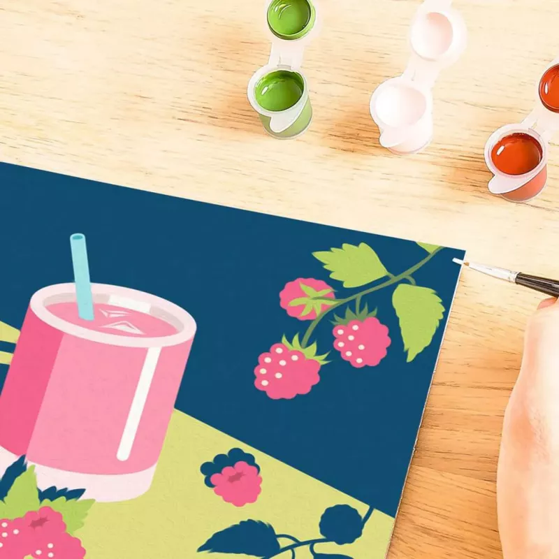 Ravensburger CreArt krāsošanas komplekts — Mocktail Raspberry (25562) mākslas komplekts
