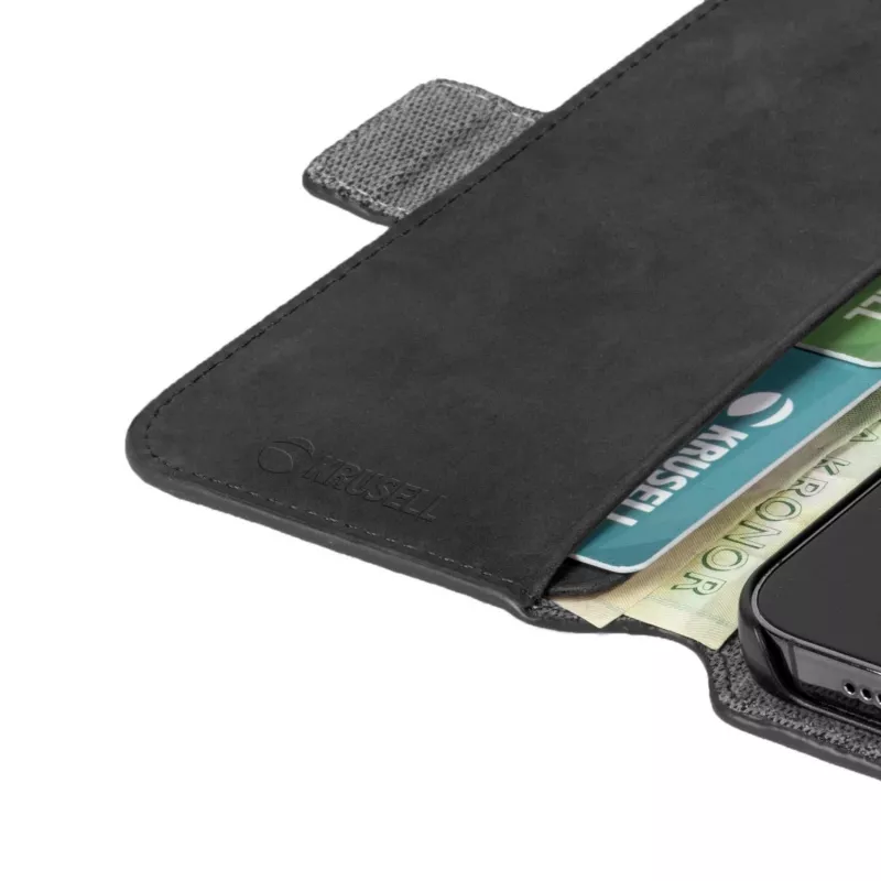Maka maciņš Krusell 62396 priekš iPhone 13 Pro Max 17 cm Melns