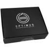 OPTIMUS cieto cauruļu savienotāju komplekts OP-FIT-HARD-12MM-NICKEL-6PACK — 12 mm, 6 gab. ar montāžas instrumentu, matēts niķelis
