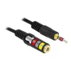 Audio kabelis DeLOCK 84668 3m 3.5mm melns