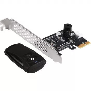 SilverStone SST-ES02-PCIe — tālvadības pults datora ieslēgšanai/izslēgšanai