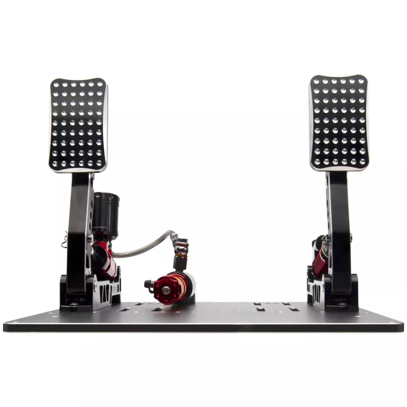 Simagic P2000 hidrauliskais 2 pedāļu komplekts, 100KG slodzes sensors - Crimson Edition