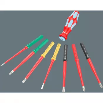 Wera Kraftform Kompakt VDE Stainless 17 īpaši plāns skrūvgriežu komplekts (05006631001)