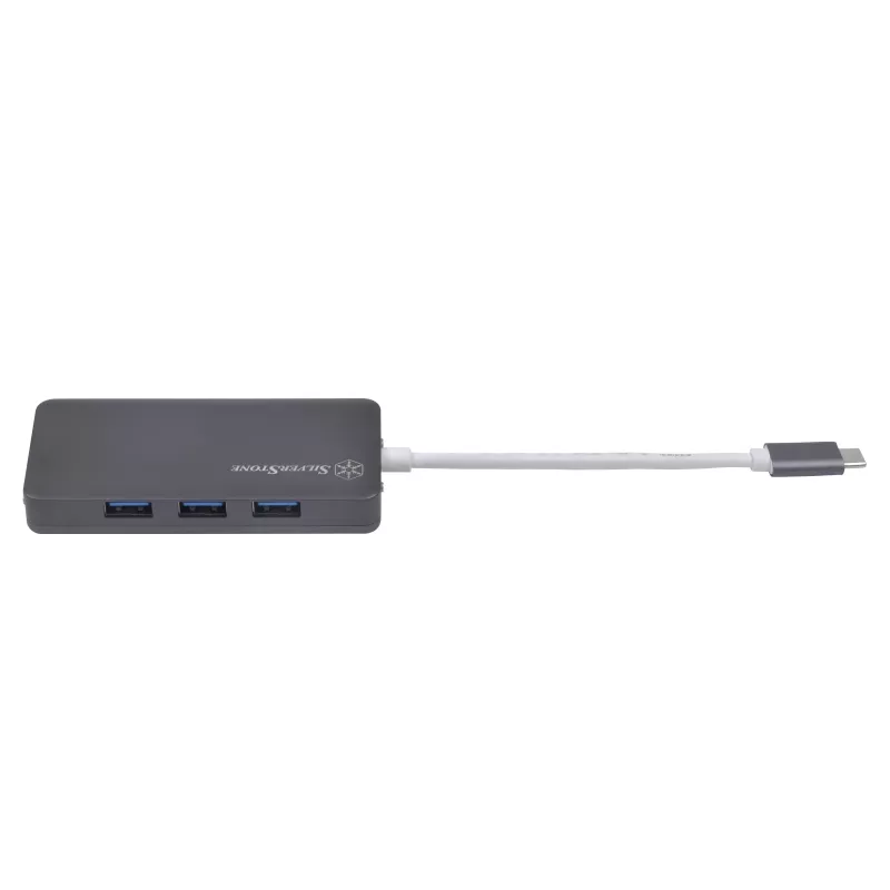SilverStone SST-EP14C - USB 3.1 Type-C Gen1 uz HDMI, 3x USB 3.1 Gen 1 Type-A, 1x USB 3.1 Gen 1 Type-C (PD 2.0 uzlāde) (SST-EP14C)