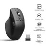pele Keychron M6 Right-hand Universal — Optical, RF Wireless + Bluetooth + USB-C, 30000 DPI, Melns