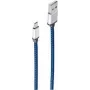 ShiverPeaks BS14-50020 - 0,9 m - USB A - Micro-USB B - USB 2.0 - 480 Mbit/s - zila