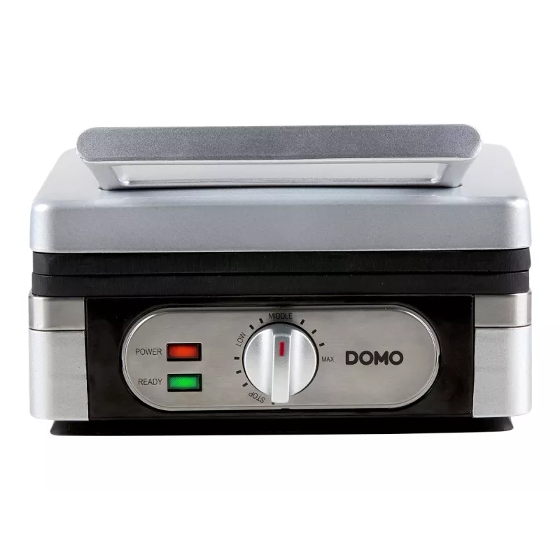 Vafeļu cepējs Domo DO 9047 W 2 vafeles 1400 W Sudraba