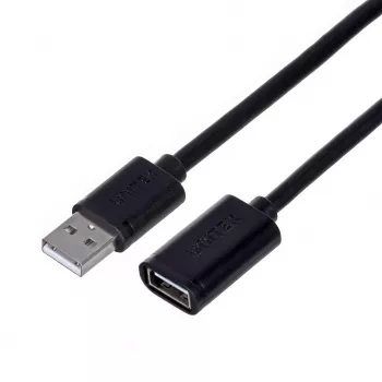 USB pagarinātāja kabelis Unitek Y‑C418GBK 5 m USB A uz USB A USB 2.0, melns
