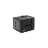Ceļojumu adapteris SBOX TA-23 ar dubulto USB lādētāju un universālu spraudņu savietojamību