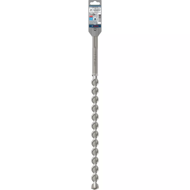 Bosch SDS max-4 urbji, rotējošais āmurs, 2,4 cm, 520 mm, ķieģelis, betons, ciets betons, kaļķakmens, smilšakmens, 40 cm, SDS Max