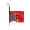 DeLOCK PCI Express > 1x ārējais CFexpress slots - karšu lasītājs (CF) - PCI Express x4 3.0 (91748)